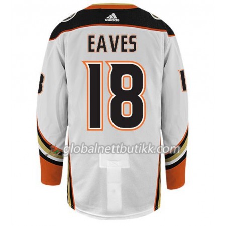 Anaheim Ducks Hockeydrakt PATRICK EAVES 18 Hvit Adidas Authentic - Herre
